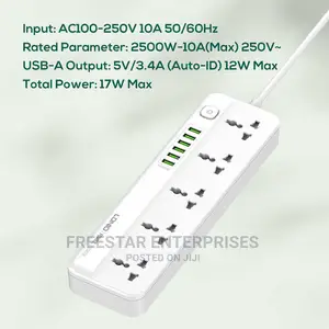 LDNIO Phone Charger. Extension 6 USB Phone Charging Ports.