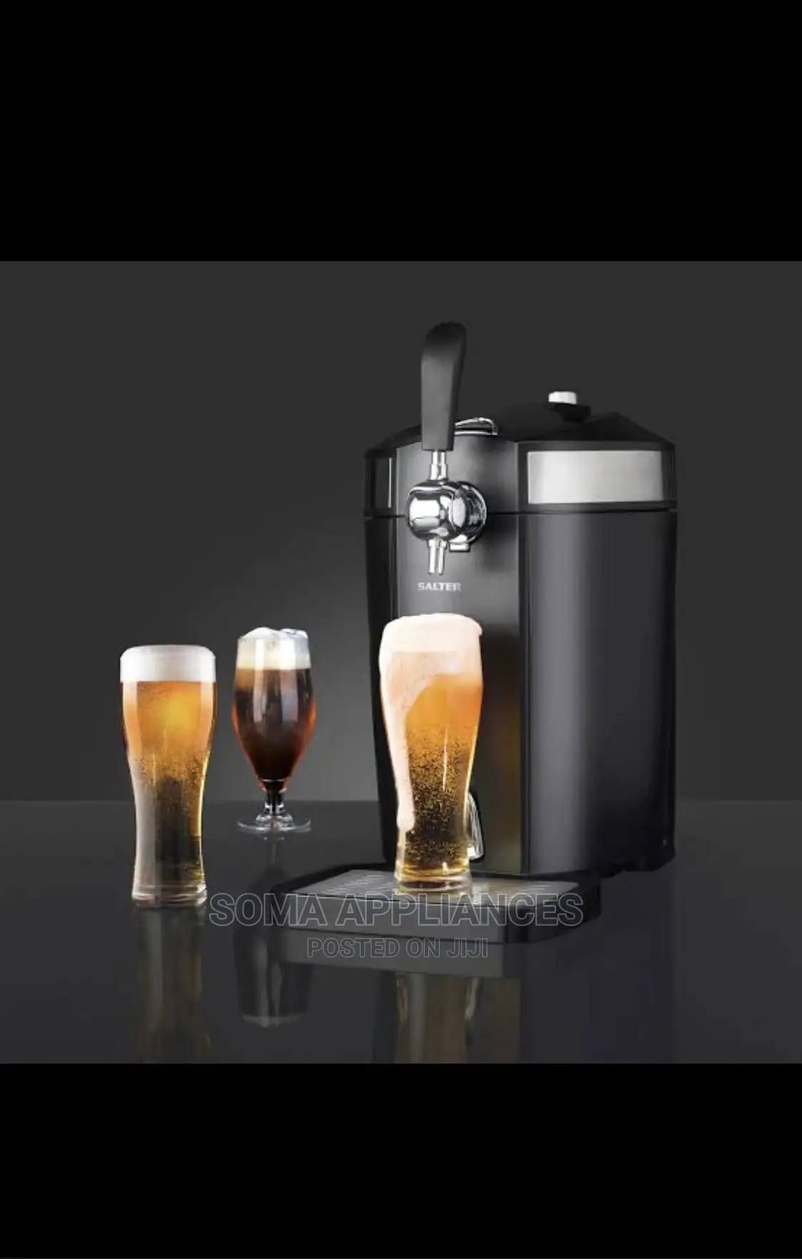 Universal Chilled Draught Beer Dispenser, 5L Keg Compatible,