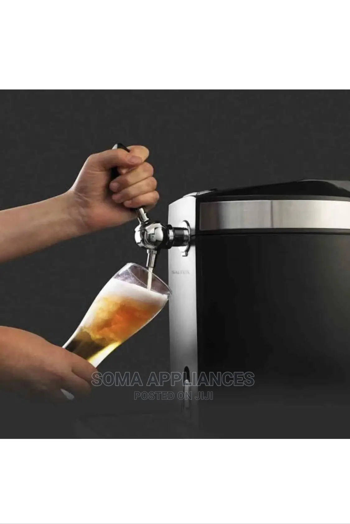 Universal Chilled Draught Beer Dispenser, 5L Keg Compatible,