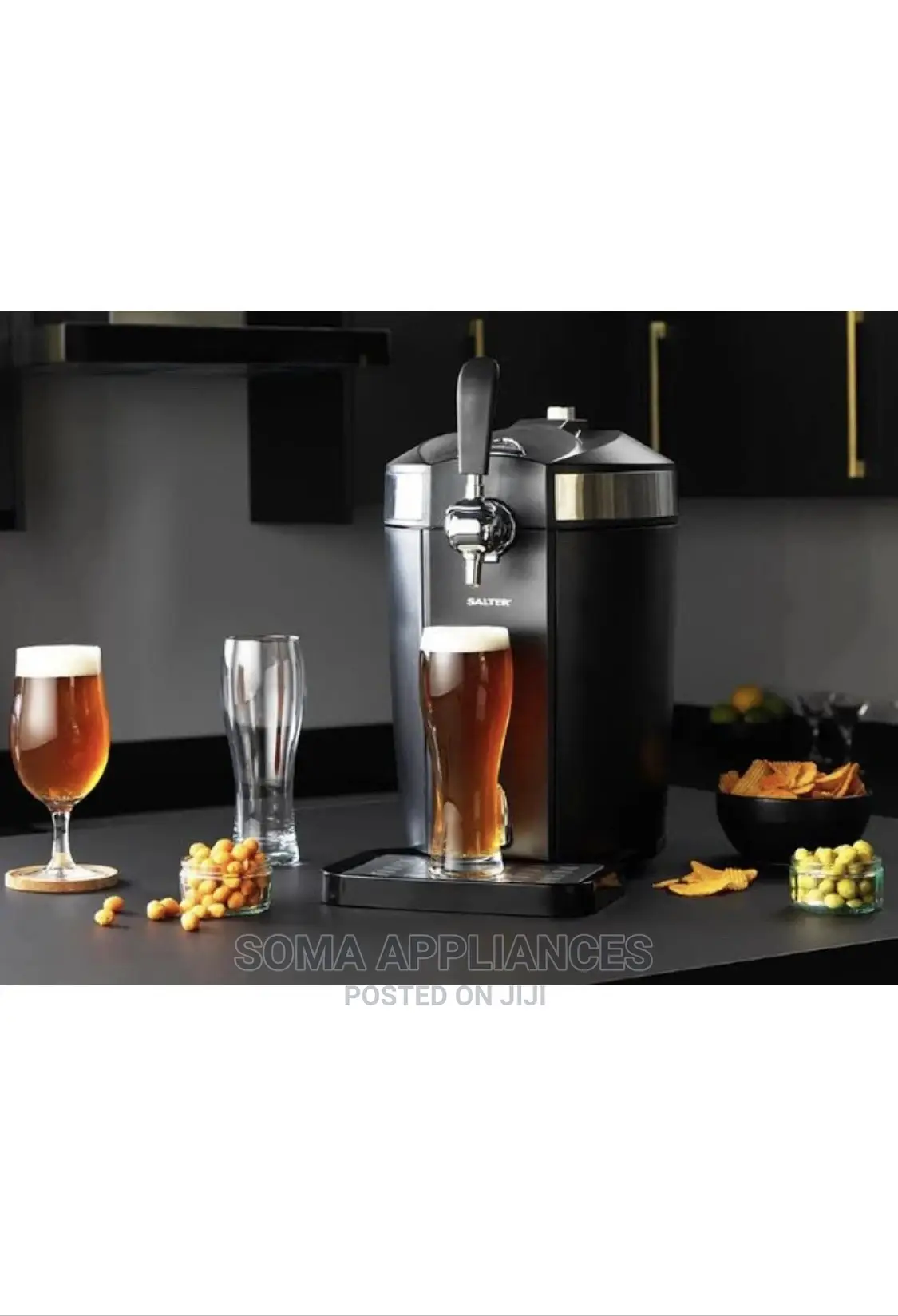 Universal Chilled Draught Beer Dispenser, 5L Keg Compatible,