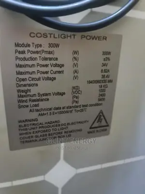 300W Gpower Solar Panel
