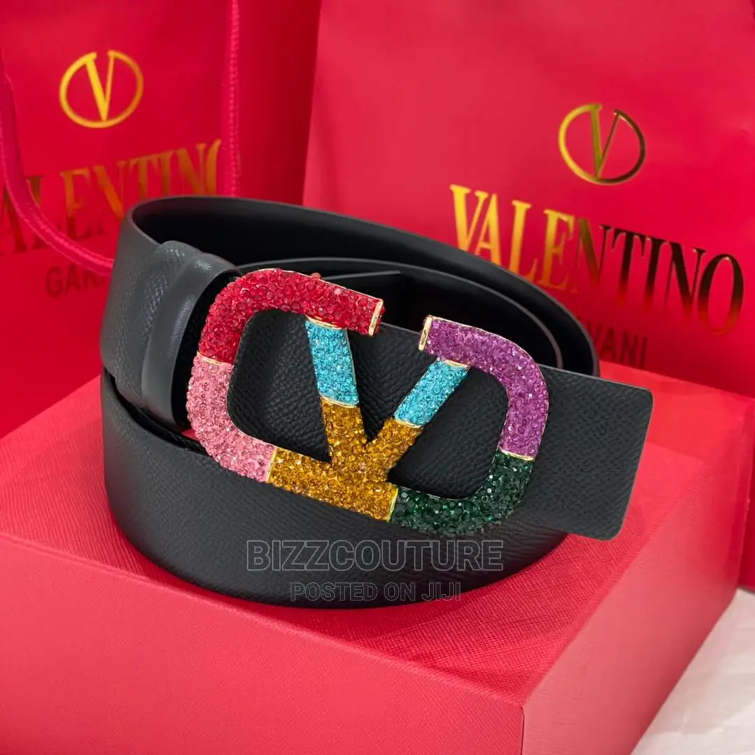 High Quality VALENTINO Leather Belts Available in Store