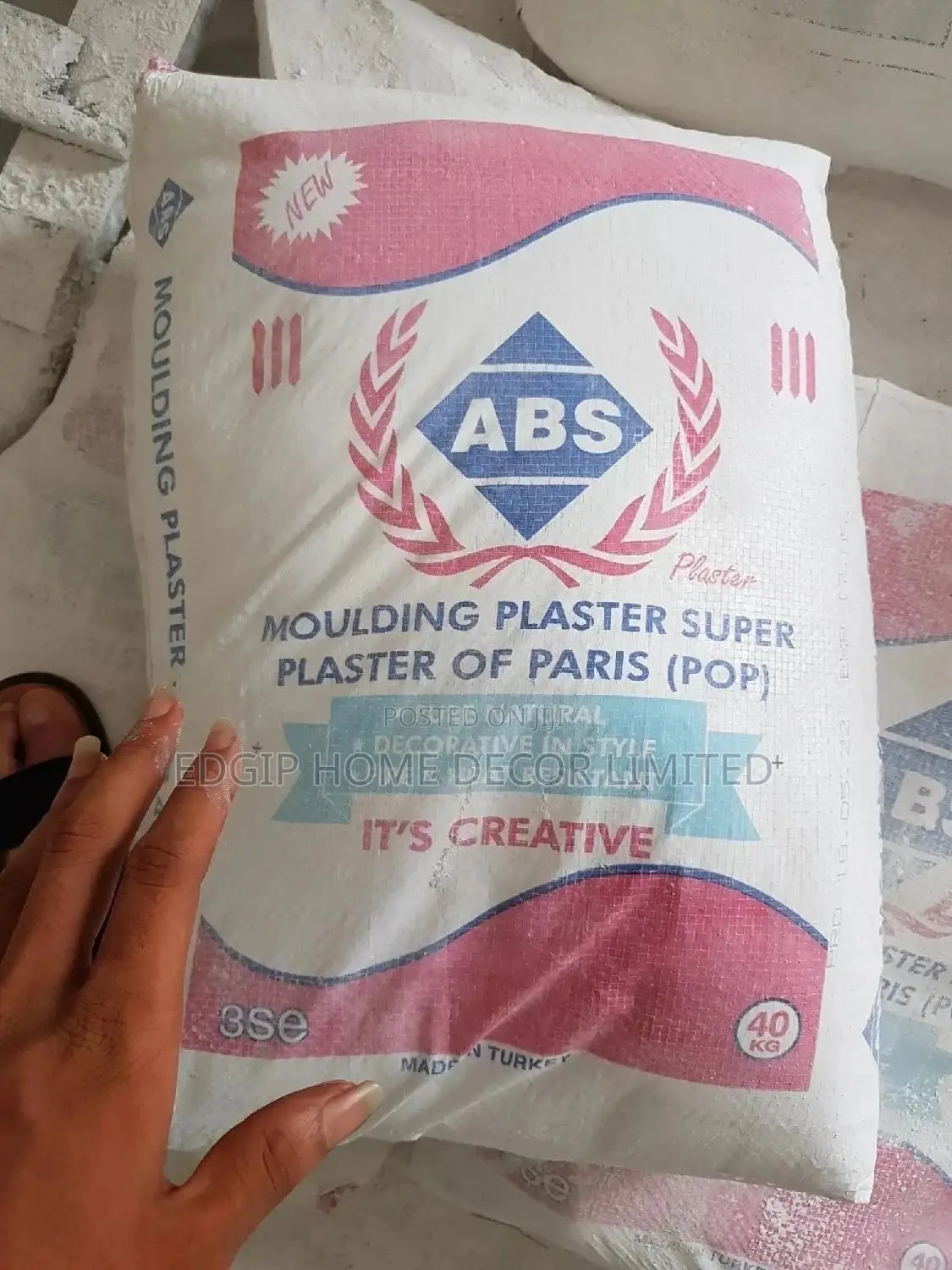ABS Gypsum POP Cement