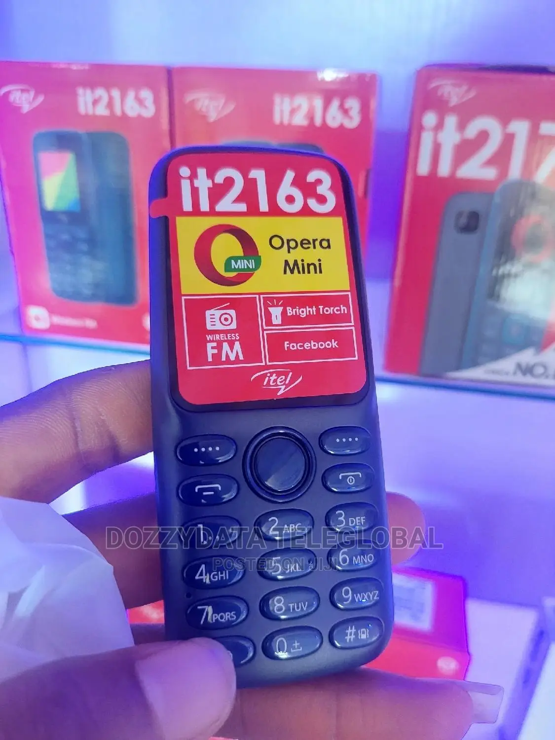 New Itel it2163 Black