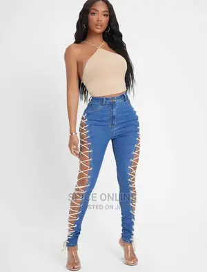 Vvip: Fashionable Jean Trousers