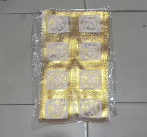 6pcs Golden Table Mat
