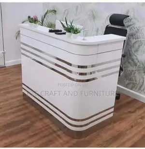 White Reception Table