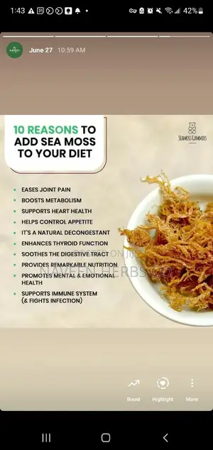 Premium Raw Sea Moss - 50g