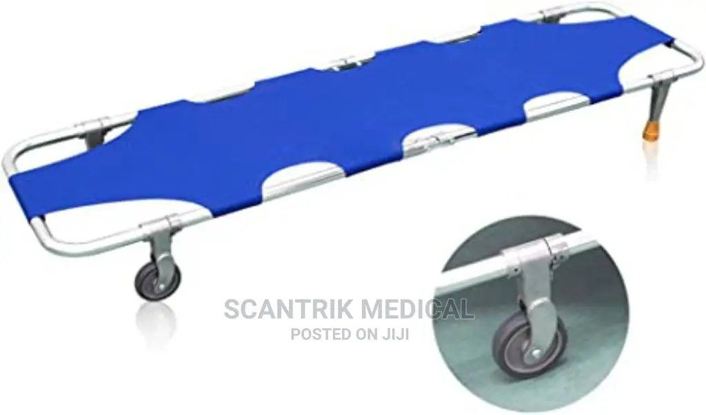 Emergency Foldable Wheel Stretcher