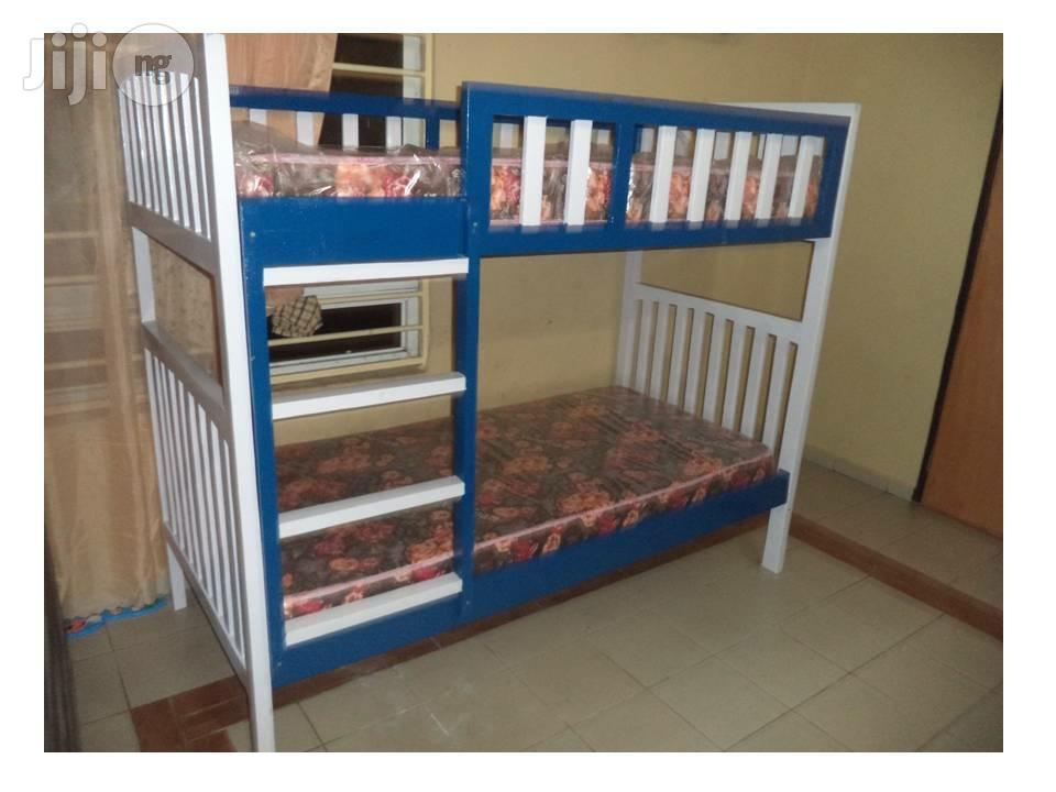 Bunk Bed for Boys Blue/White