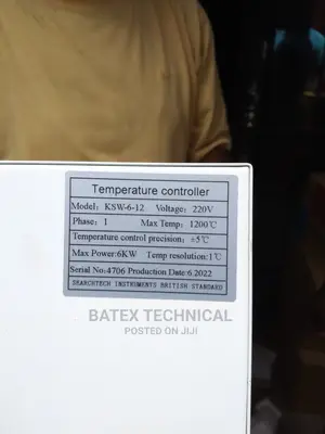 Mufflle Furnace Max Temp 1200 C