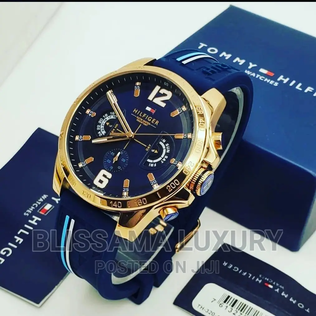 Tommy Hilfiger Luxury Rubber Wristwatch | Original, Classy & Durable