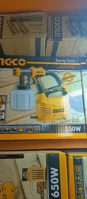 Ingco Electric HVLP Paint Sprayer Gun 550W