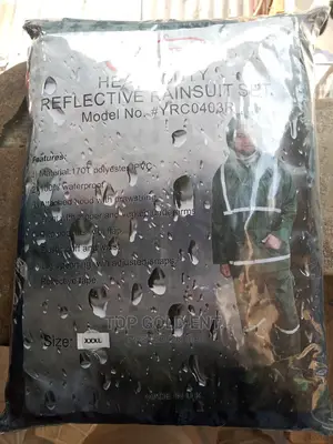 Up And Down Reflective Rain Coat