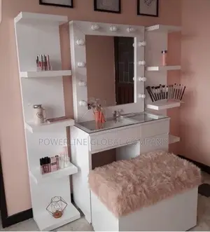 Dressing Mirror With Makeup Shelves for Homes/ Salons