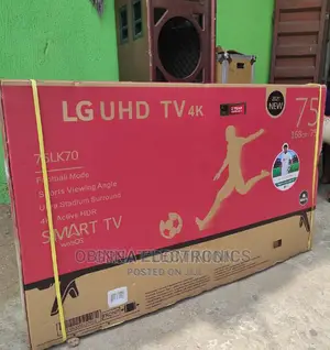 Brand New LG 75" Andriod Smart Internet Tv/Wi-Fi/Netflix/