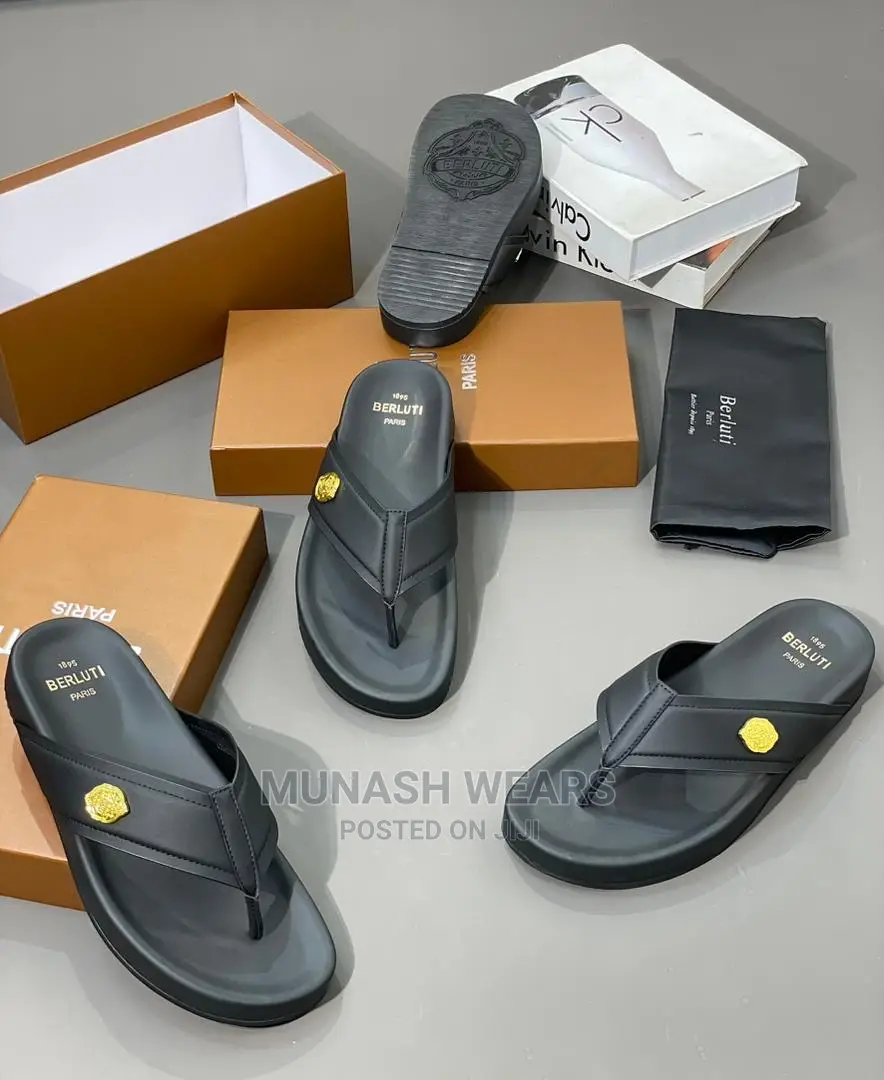 Berluti Leather Slipers