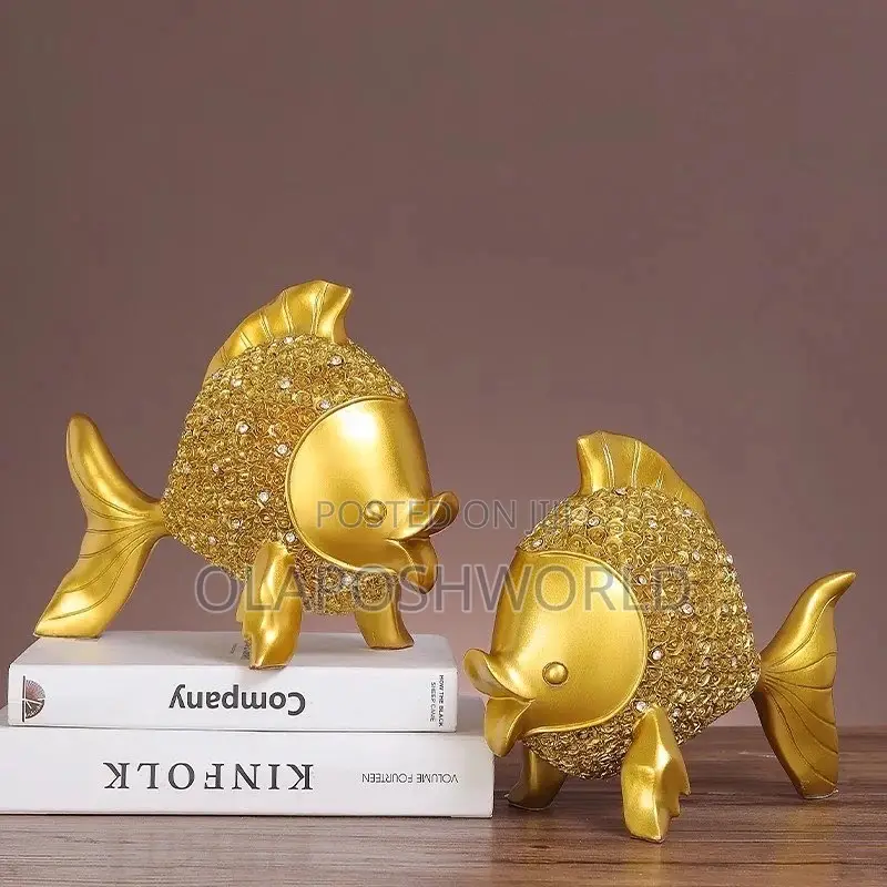 Gold Fish Decor Ornament