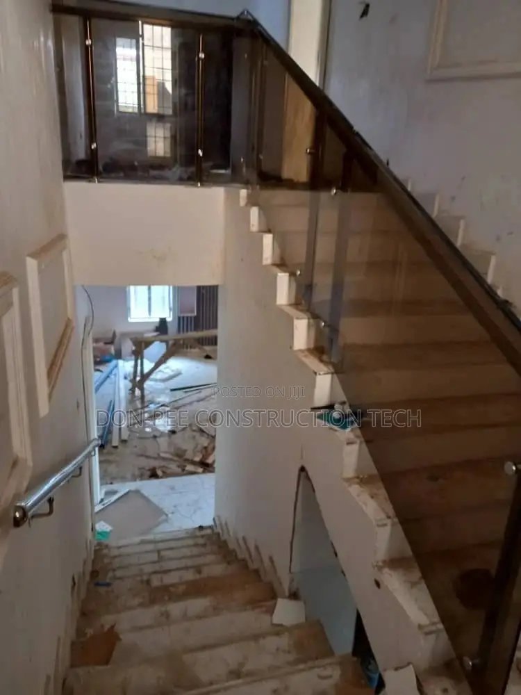 Bronze Glass Handrail