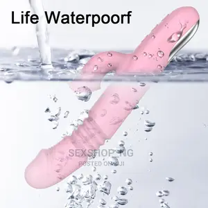 Rechargeable Orgasm Thrusting Dildo With Clit Stimulator