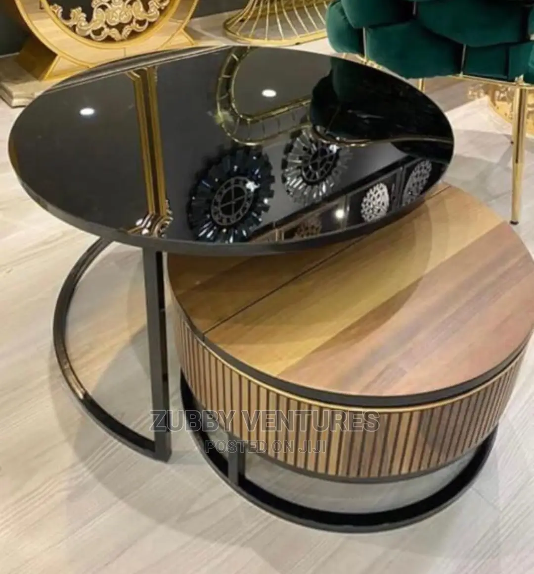 Exquisite Adjustable Double Centre Table