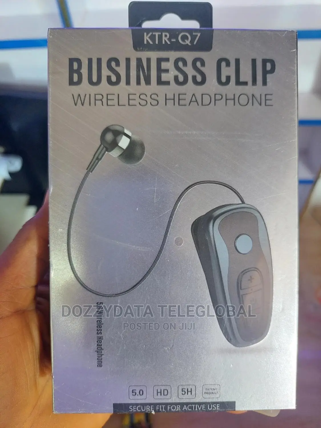 Business Clip Wireless Bluetooth Headphone