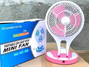Portable Fan With Led Light