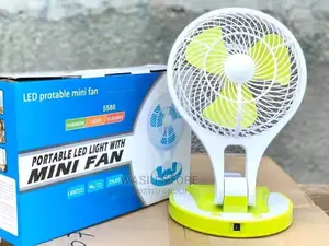 Portable Fan With Led Light