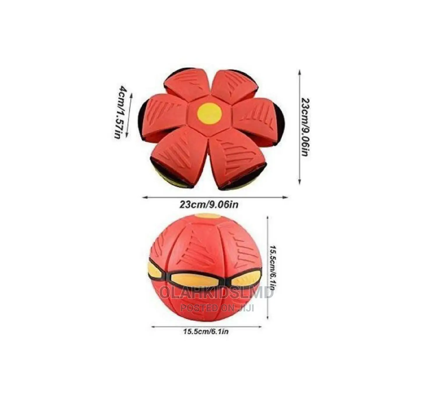 Collapsible Fyling Dics Ball