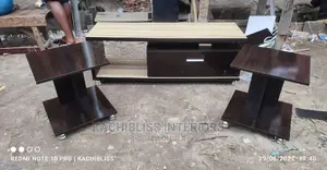 Tv Console Side Stools