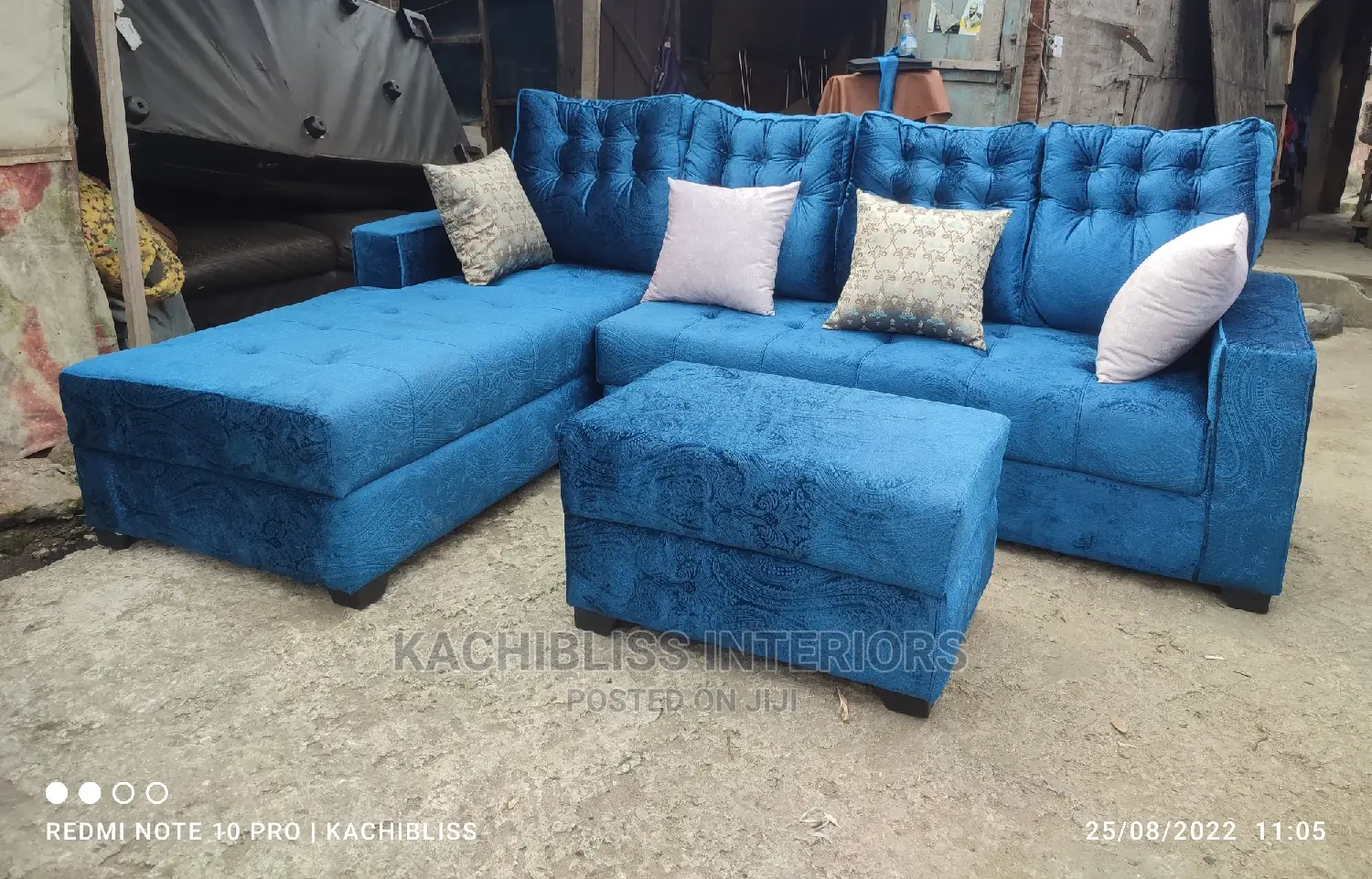 L-Shape Sofa Ottoman