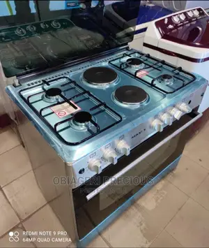 4 Burner 2 Electric Gas Cooker