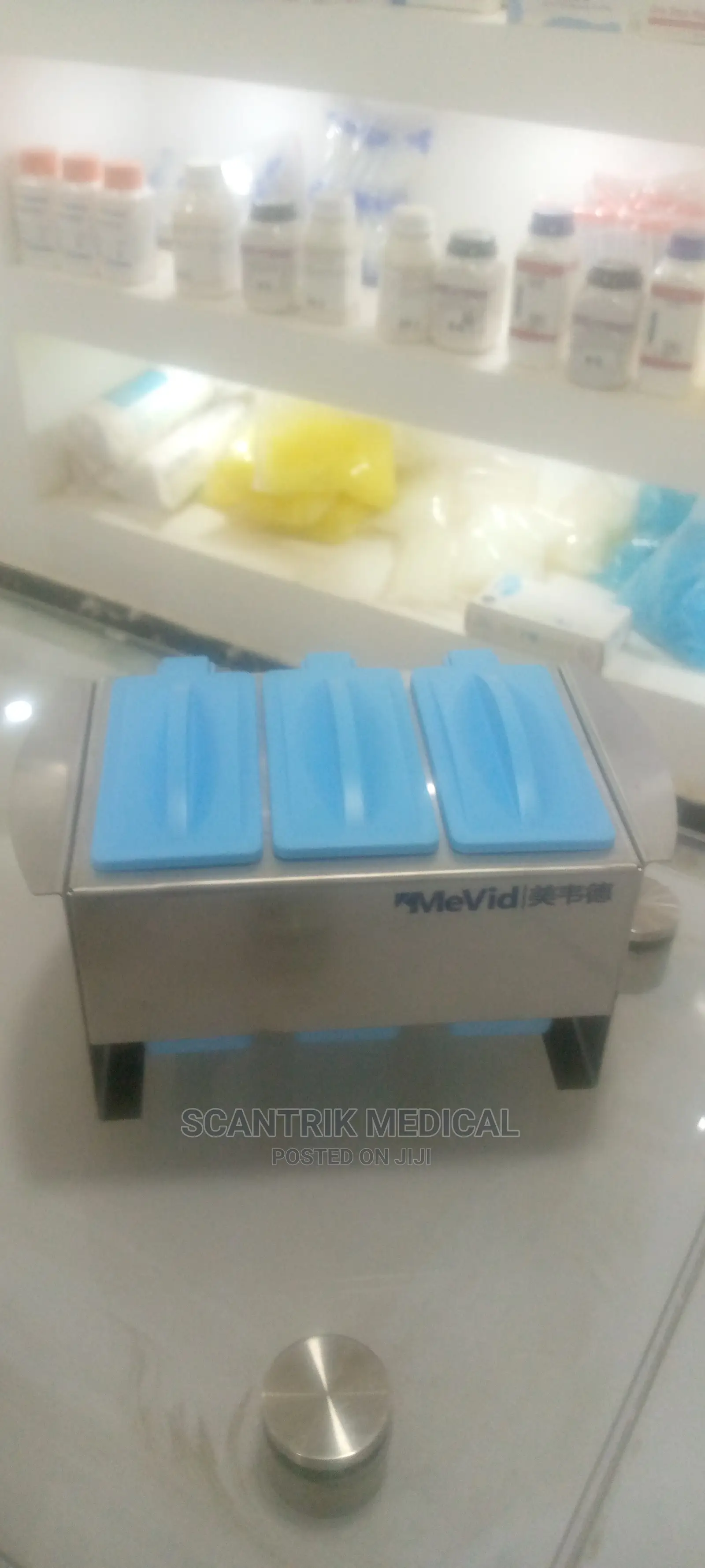 Pathology Plastic Slide Staining Jar and Rack