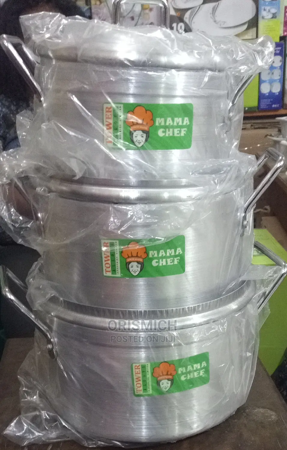 3pcs Aluminum Pots