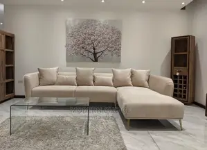 Set of L-Shaped Sofa