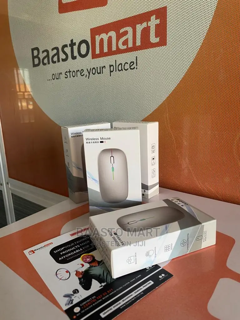 Rechargeable Wireless Mouse With Led Lights