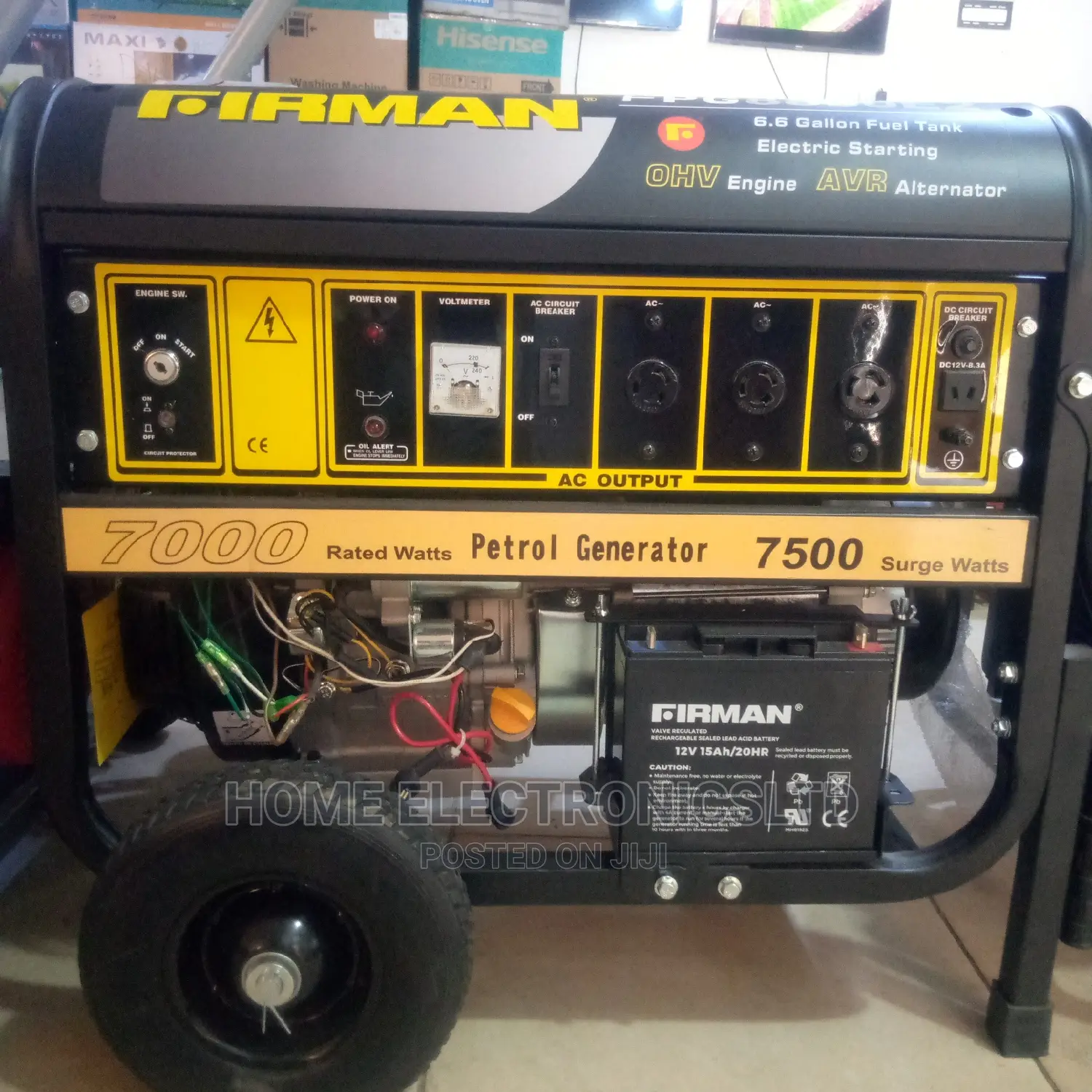 Firman Generator 7 KVA 100 Percent Cooper