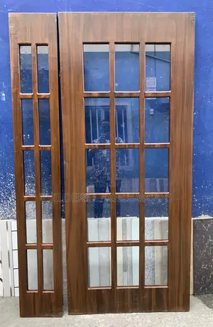 French Door Pure Hardwood Brown