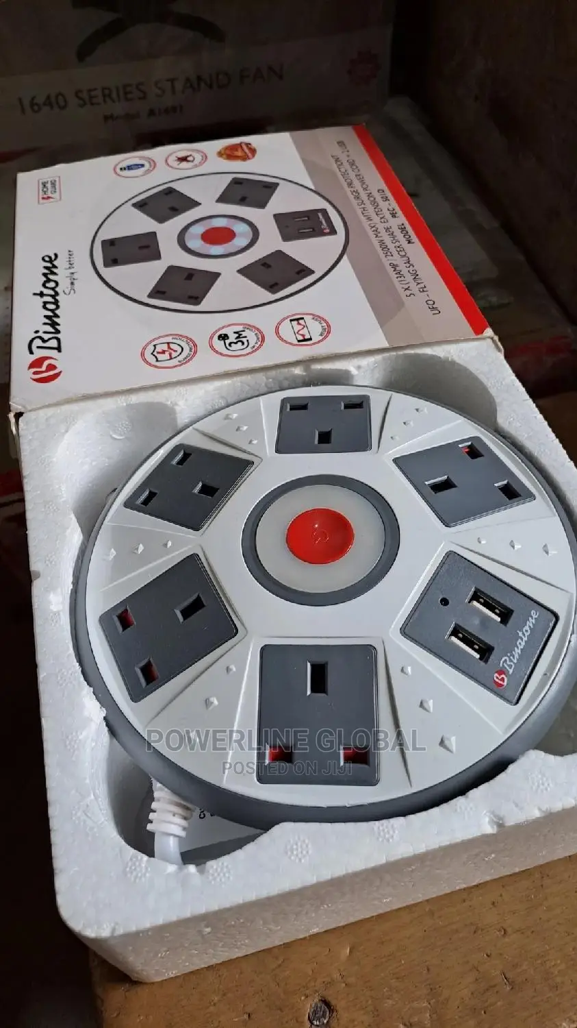 5 Way Extension Socket 3m Wire With USB for Home's/Offices