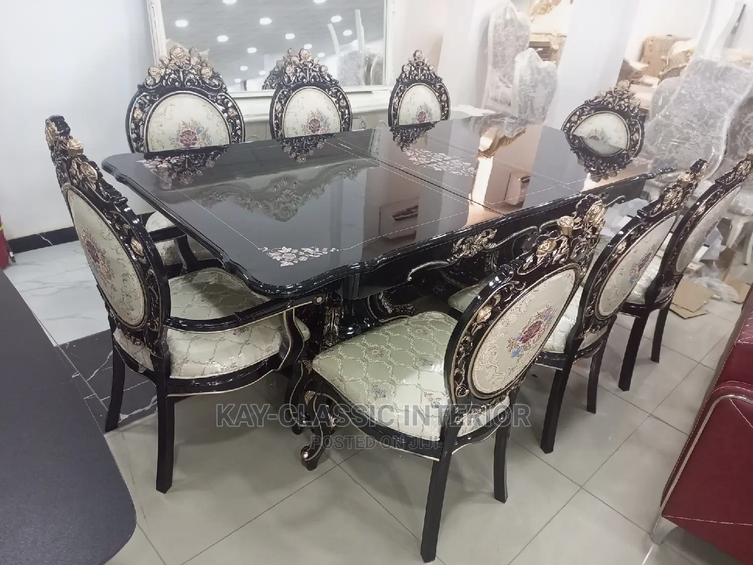 Royal Dinner Table and Chairs