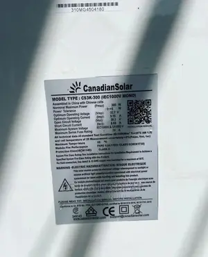 300watts Canadian Solar Panels