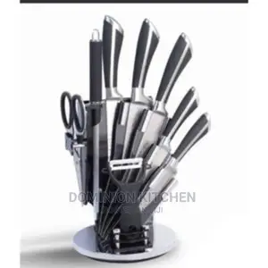 Quality 8pcs Bass Knife Set With Retractable Stand
