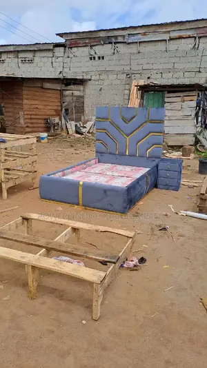 Bed Frame 4x6 With a Side Drawer for Homes/ Hotels/ Lounge