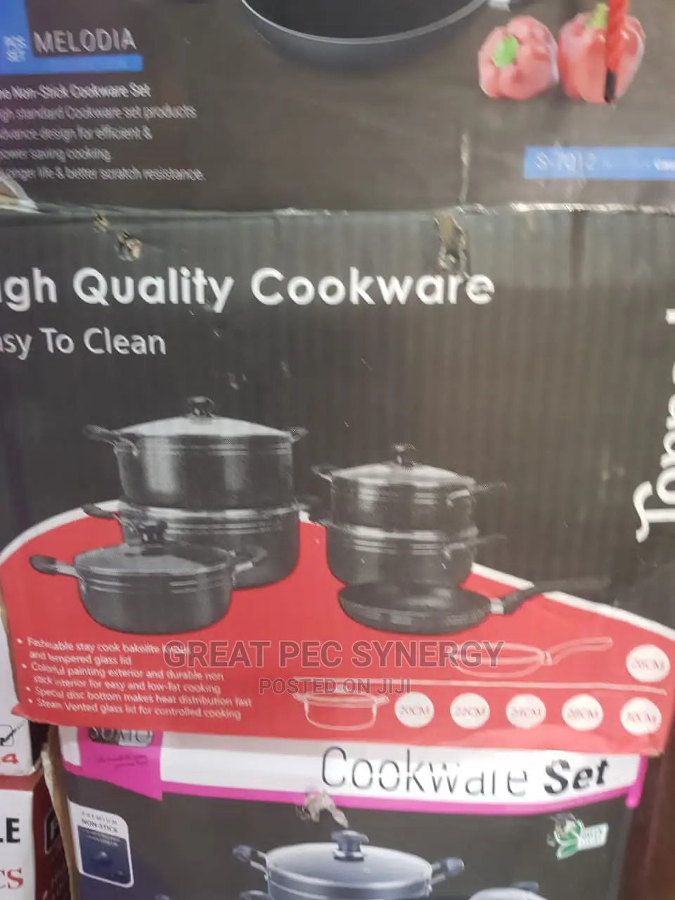 5 Sets Non Stick Pots With Fry Pan