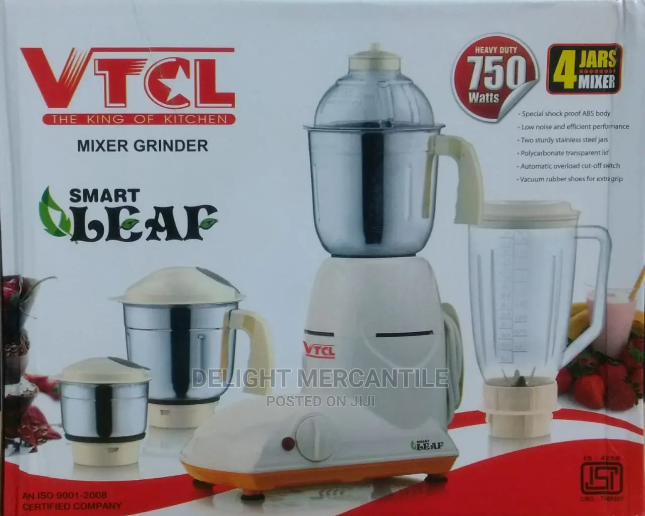 VTCL Smart Leaf Mixer Grinder Blender 4 Cups in Lekki Kitchen