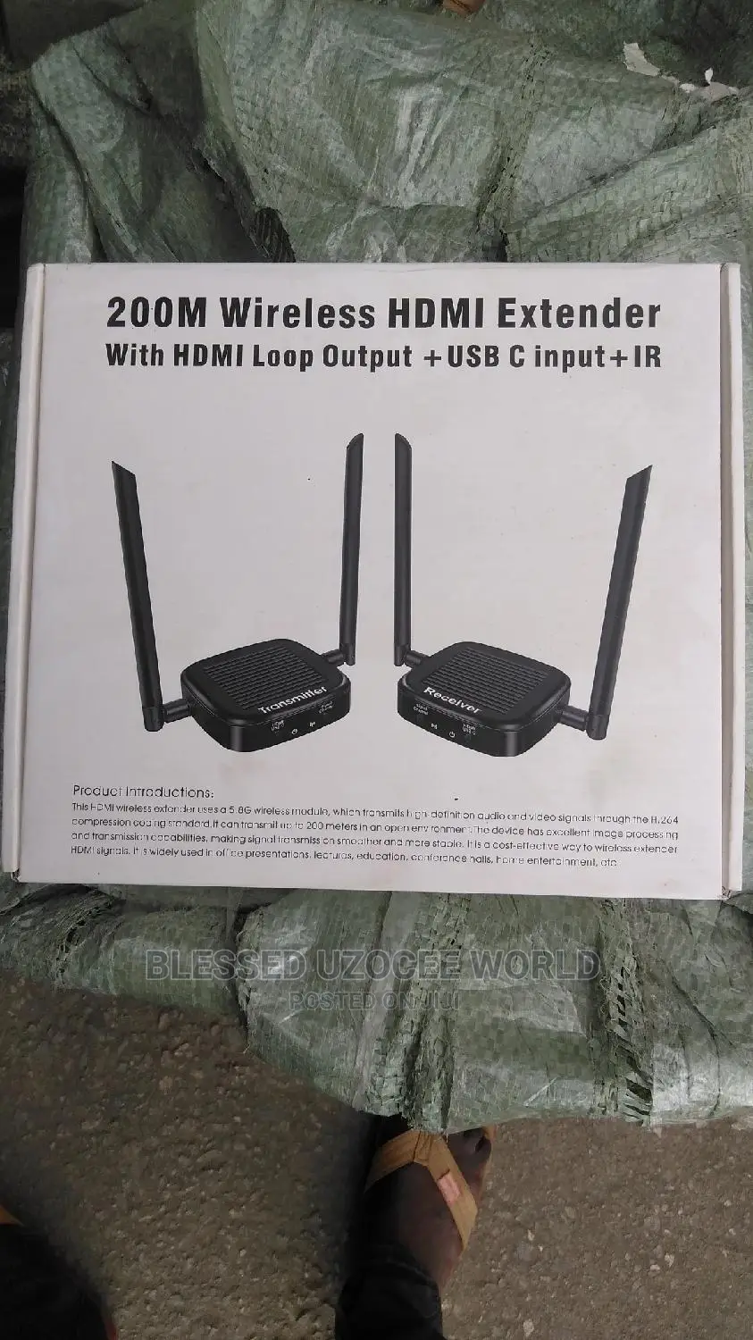 200M Wireless HDMI Extender With HDMI Loop Output Converter