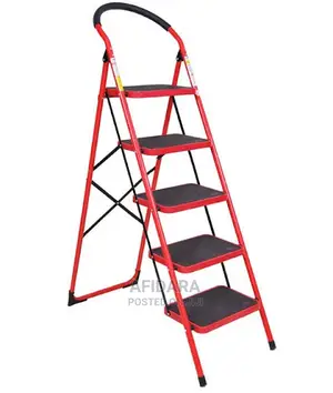 Multipurpose 5 Step Foldable Steel Ladder