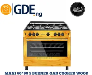 Maxi 60*90 5 Burner Gas Cooker Wood