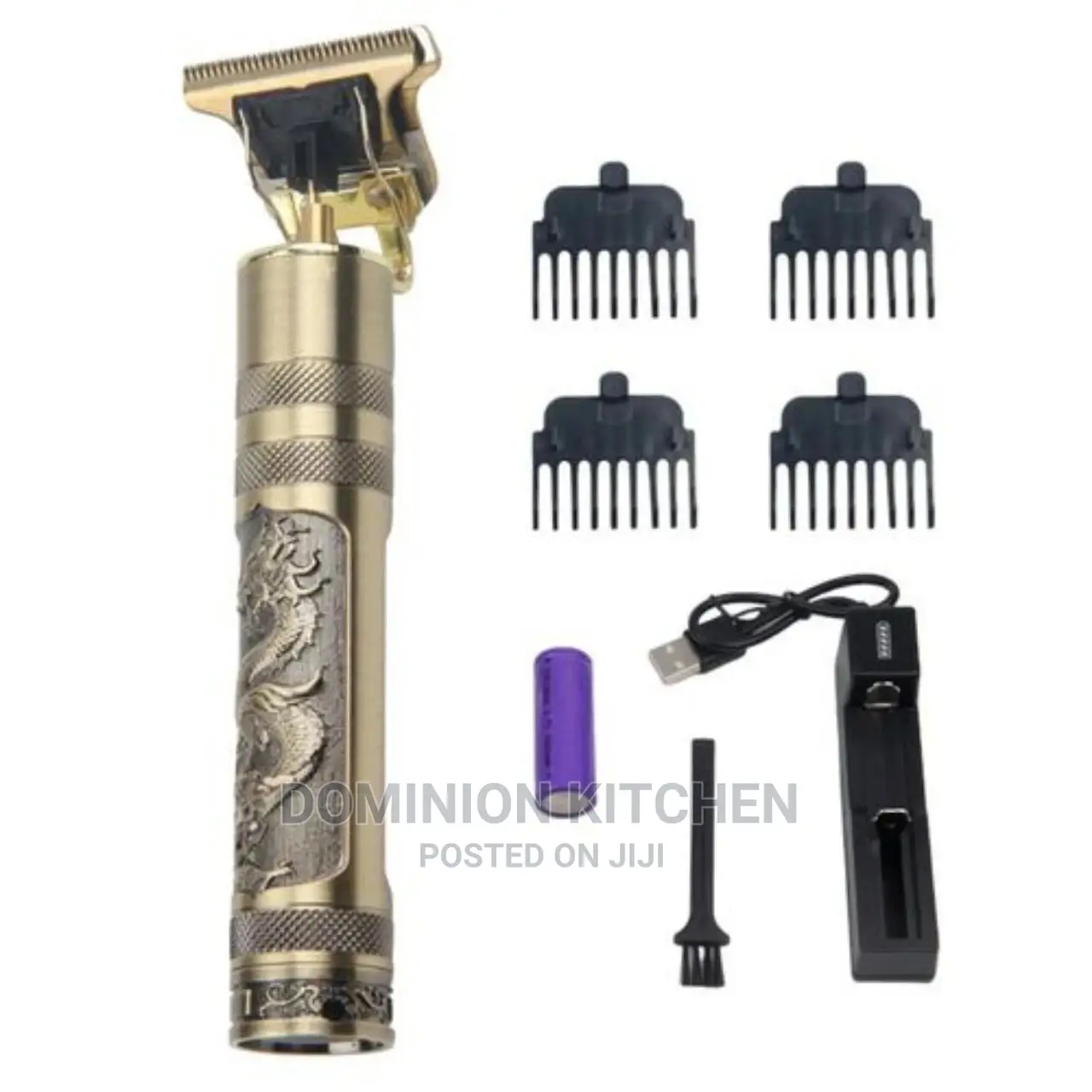 Rechargable Clipper With 4 Positioning Combs