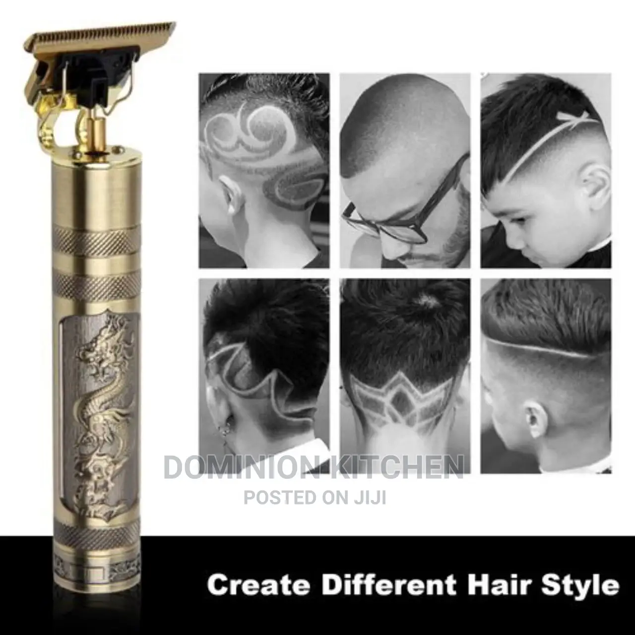 Rechargable Clipper With 4 Positioning Combs